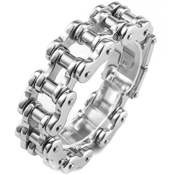 Rock And Roll Motorcycle Chain Bracelet